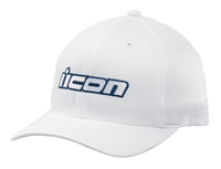 Men's Icon White Slant Hat
